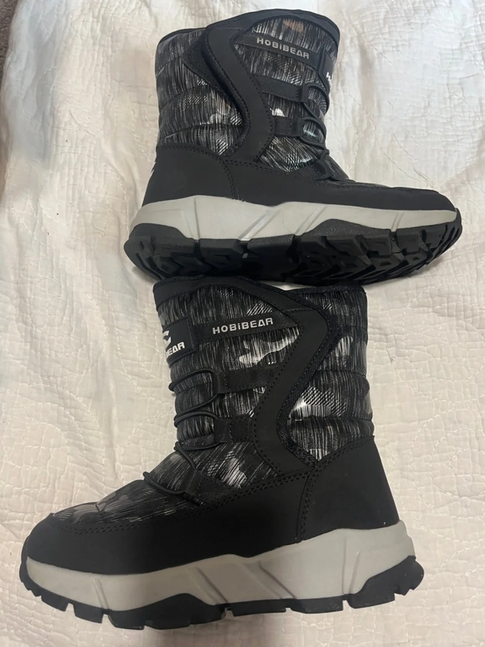 GUBARUN Boys Snow Boots Winter Waterproof Slip Resistant 4.5/ 393